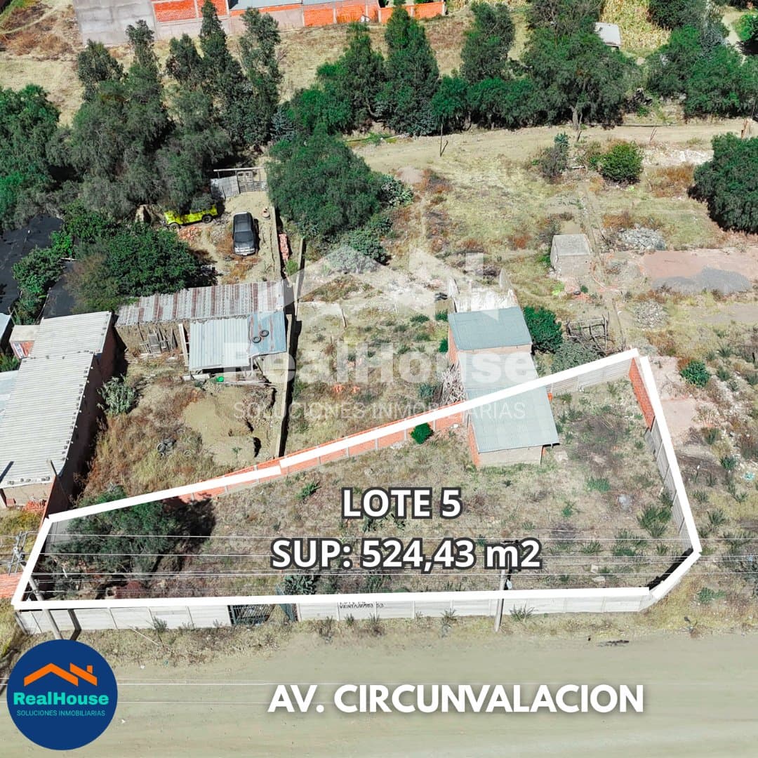 01040 - TERRENO EN VENTA – ZONA HUAYLLANI